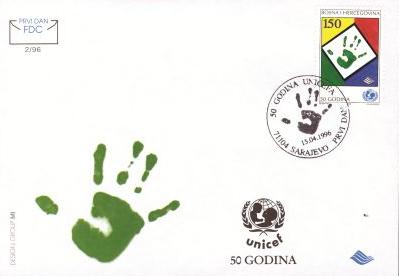 unicef-hand-of-a-child-fdc